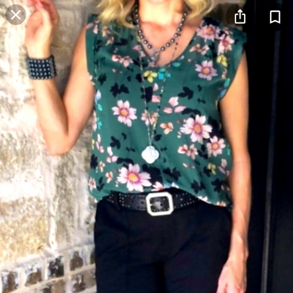 Cabi 3619 Floral Shadow Blouse
